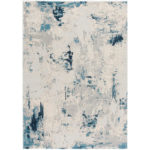 Sun Shine Rug Allure 5456  5' x 8' Blue Area Rug