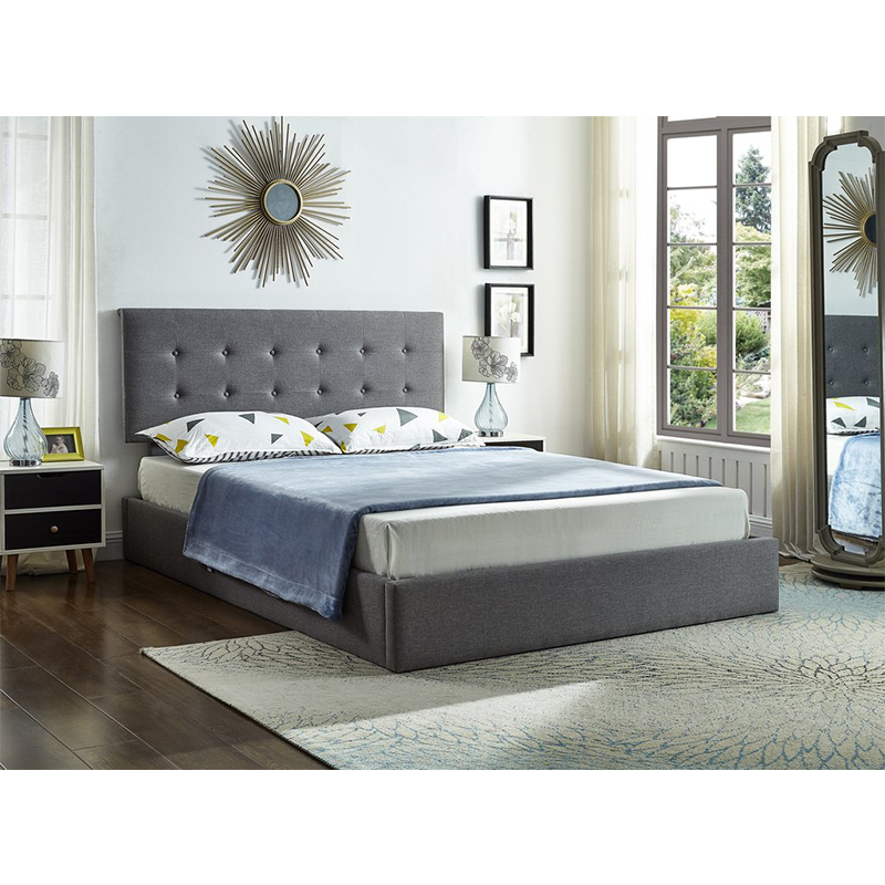Platform Queen Lift Bed With Storage, California King Hydraulic Lift Bed
