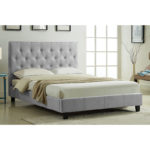 Titus Linen-Style Platform Bed 2366 - Twin, Double, Queen, and King