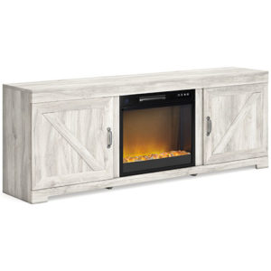 Bellaby 63" TV Stand w/ Fireplace W100-02 Insert - Ashley-Floor Model