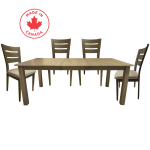 Arboit Poitras Solid Ash Wood Dining Set w/ PT-1630 Chairs