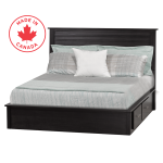 Maple Queen Storage Bed - Custom Order in 6 Stains - King Size Also Available