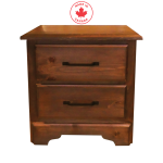 Pine 2 Drawer Night Stand 505