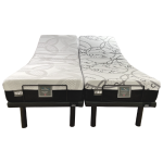 Split Queen Head and Foot Adjustable Bed with 2 Mattresses (Firm or Soft) - $2199