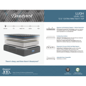 Beautyrest Lugh 12.5" Extra Firm Tight Top Mattress