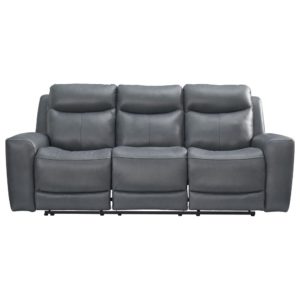 Mindanao Power Reclining Sofa with Adjustable Headrest - Console Loveseat + Recliner Also Available