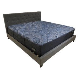 King Platform Bed + Serta Perfect Sleep Resplendent King Mattress