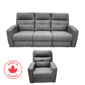 Elran 4047 Chloe Reclining Sofa + Power Recliner-Red Tag Floor Model Clearance